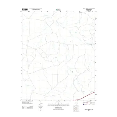 2012 Map of Signal Spring SE, 2012 Print