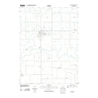 2010 Map of Sigourney, 2010 Print