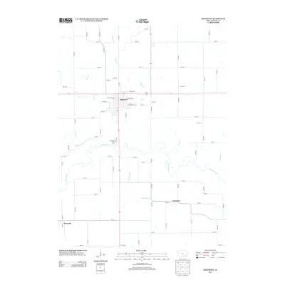 2013 Map of Sigourney, 2013 Print