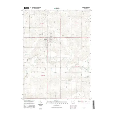 2015 Map of Sigourney, 2015 Print
