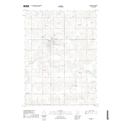 2018 Map of Sigourney, 2018 Print