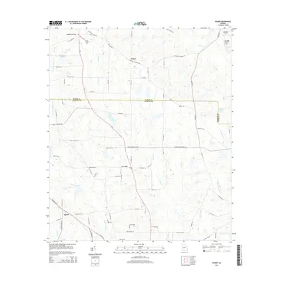 2014 Map of Sigsbee, 2014 Print