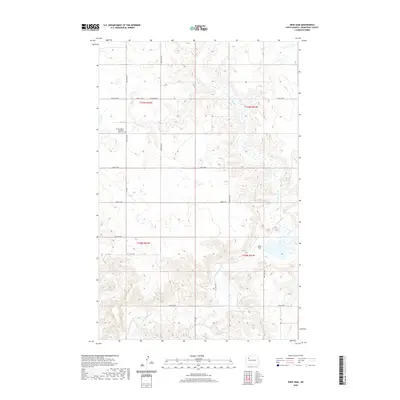 2020 Map of Sikes Dam, 2020 Print