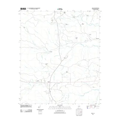 2011 Map of Silas, 2011 Print