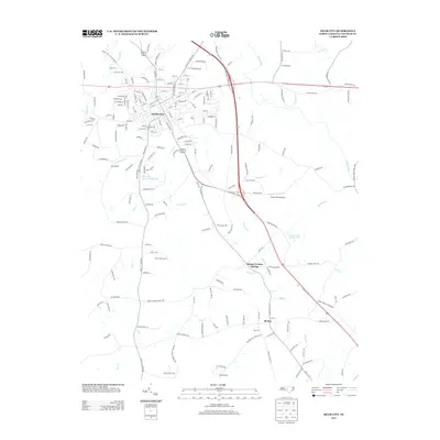 2013 Map of Siler City, 2013 Print