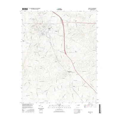 2016 Map of Siler City, 2016 Print