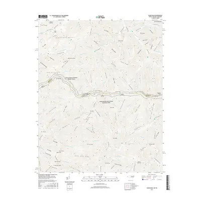 2016 Map of Silers Bald, 2016 Print