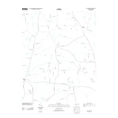 2013 Map of Silk Hope, 2013 Print