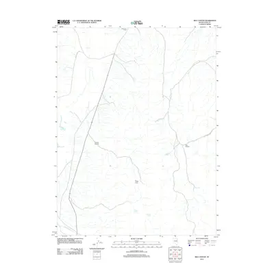 2012 Map of Silo Canyon, 2012 Print