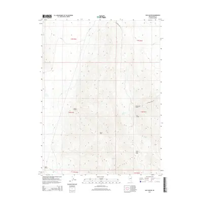 2014 Map of Silo Canyon, 2014 Print