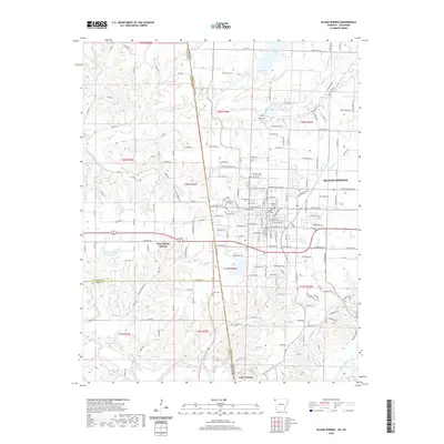 2020 Map of Siloam Springs, 2020 Print