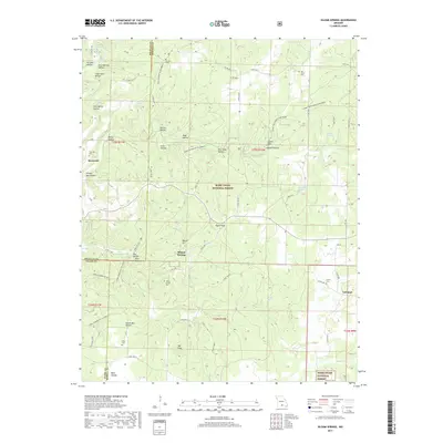 2017 Map of Siloam Springs, 2017 Print
