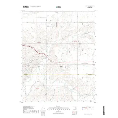 2019 Map of Siloam Springs NW, 2019 Print