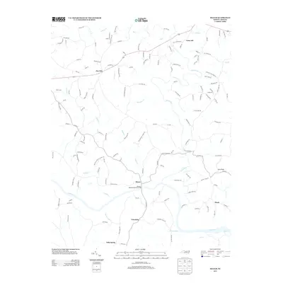 2013 Map of Siloam, 2013 Print