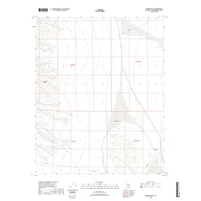 2018 Map of Silurian Valley, 2018 Print
