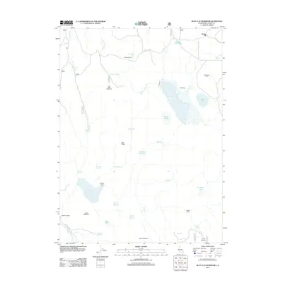 2012 Map of Silva Flat Reservoir, 2012 Print