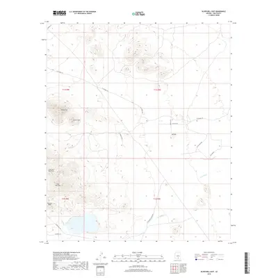 2018 Map of Silver Bell East, 2018 Print