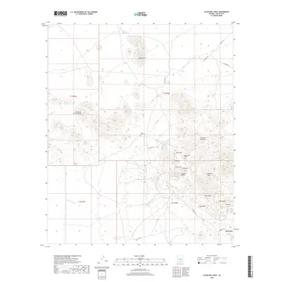2018 Map of Silver Bell West, 2018 Print