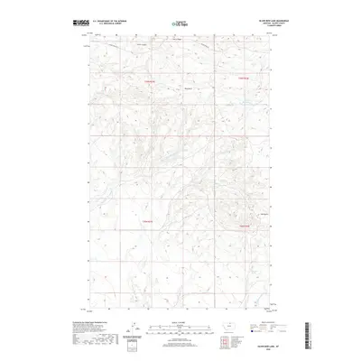 2020 Map of Silver Bow Lake, 2020 Print