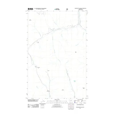 2011 Map of Silver Butte Pass, 2011 Print