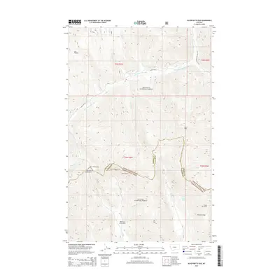 2014 Map of Silver Butte Pass, 2014 Print