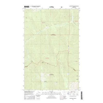 2017 Map of Silver Butte Pass, 2017 Print
