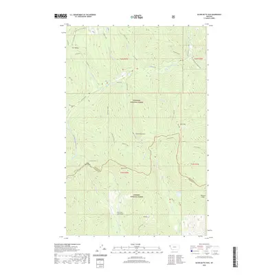 2020 Map of Silver Butte Pass, 2020 Print