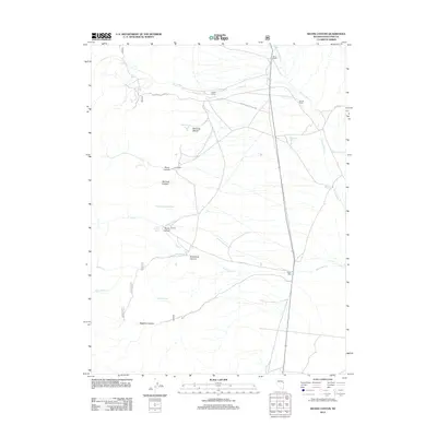 2012 Map of Silver Canyon, 2012 Print