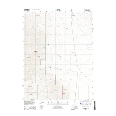 2014 Map of Silver Canyon, 2014 Print