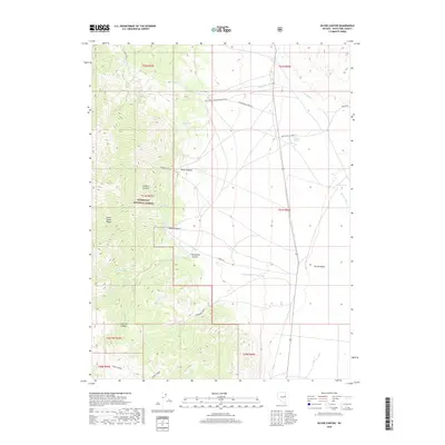 2018 Map of Silver Canyon, 2018 Print