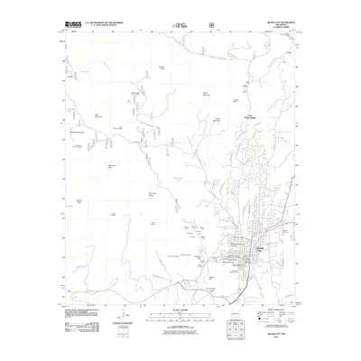 2011 Map of Silver City, 2011 Print