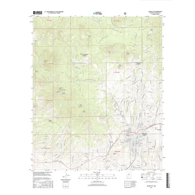 2017 Map of Silver City, 2017 Print