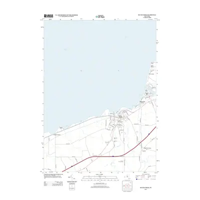 2013 Map of Silver Creek, 2013 Print
