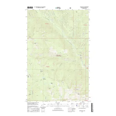 2017 Map of Silver Falls, 2017 Print