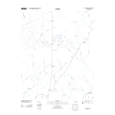 2013 Map of Silver Hill, 2013 Print