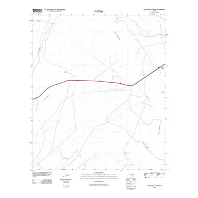 2010 Map of Silver King Canyon, 2010 Print