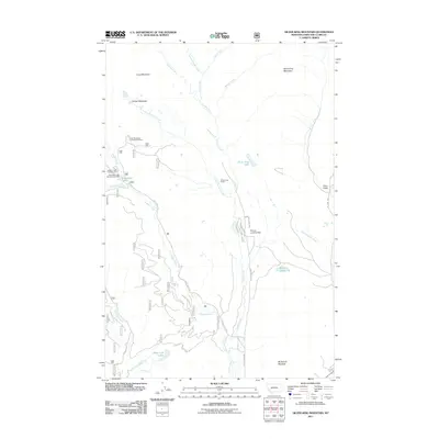 2011 Map of Silver King Mountain, 2011 Print