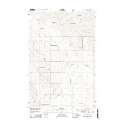 2014 Map of Silver King Mountain, 2014 Print