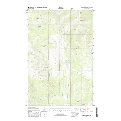 2017 Map of Silver King Mountain, 2017 Print