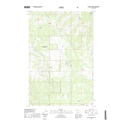 2020 Map of Silver King Mountain, 2020 Print