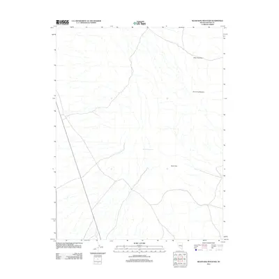 2012 Map of Silver King Mountain, 2012 Print
