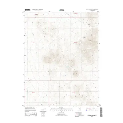 2015 Map of Silver King Mountain, 2015 Print