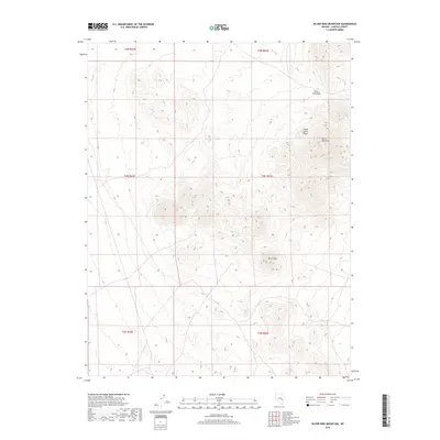2018 Map of Silver King Mountain, 2018 Print