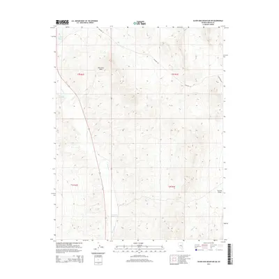 2014 Map of Silver King Mountain SW, 2014 Print