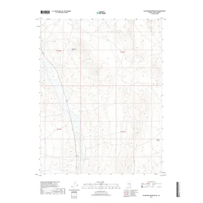 2018 Map of Silver King Mountain SW, 2018 Print