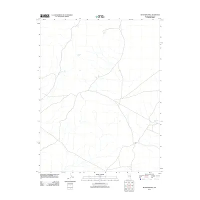 2012 Map of Silver King Well, 2012 Print