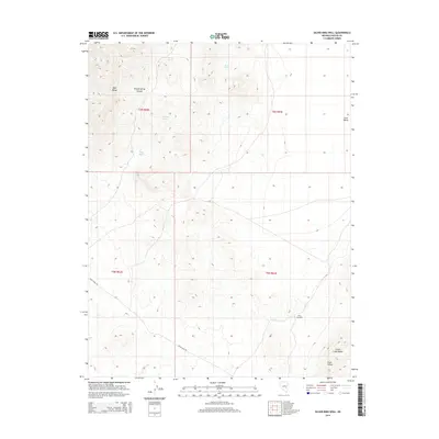 2014 Map of Silver King Well, 2014 Print
