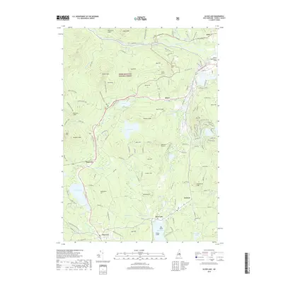 2018 Map of Silver Lake, 2018 Print