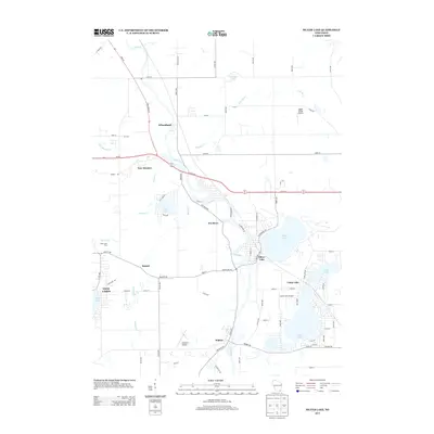 2013 Map of Silver Lake, 2013 Print