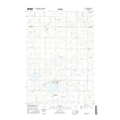 2016 Map of Silver Lake, 2016 Print